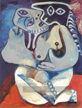 Pablo Picasso œuvres - Femme dans un fauteuil 1971 cubiste Pablo Picasso